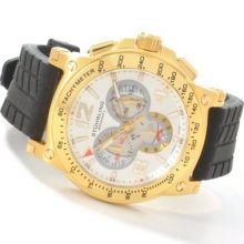 Stuhrling Original Men's Olympian Chronograph Rubber Strap Watch