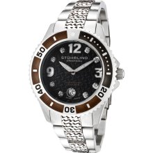 Stuhrling Original Women's Regatta Valiant Black Dial Watch 162B-122Z2B1