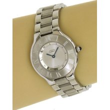 Stylish Cartier 21 Stainless Steel Trendy Quartz Wrist Watch