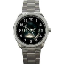 Super 8 Unisex Silver-Tone Sports Metal Watch 02