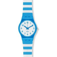 Swatch Blue Tracks Ladies Watch LS113