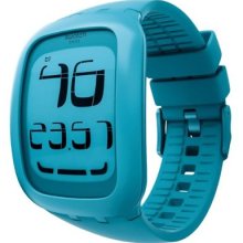 Swatch Men's Surs100 Quartz Digital Blue Anti Reflective Saphire Crystal Watch