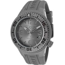 SWISS LEGEND Watches Neptune (44 mm) Gunmetal Dial Grey Silicone Grey