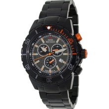 Swiss Precimax Men's Pursuit Pro SP13298 Black Stainless-Steel Swiss Chronograph Watch with Grey Dial