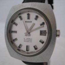 Swiss Rare Auto Fiberglass Tissot Watch 1960's