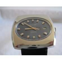 Swiss St Steel Date Big Men Gigandet Watch 60's