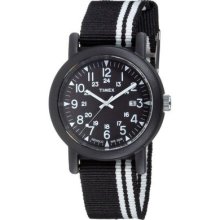 T2n330 Timex Classics Watch Indiglo Black Dial Full Size Unsex T2n330at