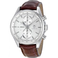 Tag Heuer Carrera Automatic Chronograph Silver Dial Mens Watch Car2111.fc6291