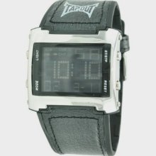 Tapout Mma Ufc Mens Watch Black Polyurethane Digital Stainless Steel Rv-bk Cuff