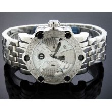 Techno Watch 30 Diamond Stainless Steel 45mm Watch