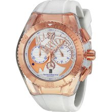 Technomarine Cruise Dream Fortune Fish Dial Chronograph Rose Gold Pvd Ladies