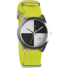 The Quad Watch in Neon Yellow