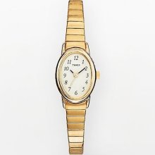 Timex Gold Tone Stretch Watch - Women