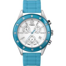 Timex Originals Sport Chronograph Turquoise Aluminium Unisex Watch