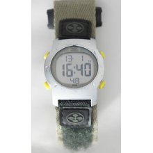 Timex T79941 Kids Digital Fabric Fast Wrap Strap Watch Alarm Chronograph Timer