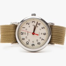 Timex Weekender Watch In Olive