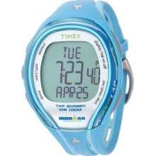 Timex Women?s T5k590 Ironman Sleek 250 Lap Tapscreen Turquoise/gray Resin