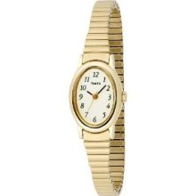 Timex Women's T21872 Cavatina Classic Gold-tone Expansion Band Watch