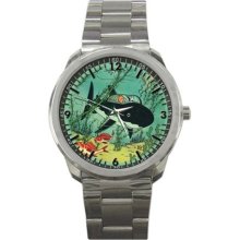 Tintin - Red Rackham's Treasure - Comic Series - Sport Metal Watch - Metal