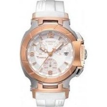 Tissot Trace Goldtone Rubber Ladies Watch