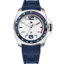 Tommy Hilfiger 1790855 Watch Windsurf Mens - White Dial Stainless Steel Case Quartz Movement