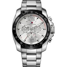 Tommy Hilfiger 1790872 Stainless Steel 46mm Mens Multifunction Watch Fast Ship