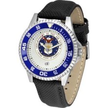 U.S. Air Force Competitor Mens Watch with Nylon / Leather Band ...