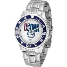 UCONN Connecticut Huskies Men's Stainless Steel Watch