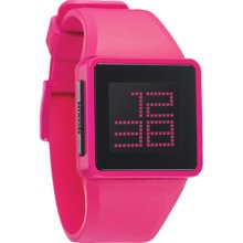 Unisex Nixon Newton Digital Pink Watch