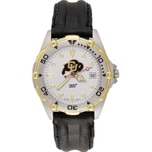 Univ of Colorado All Star Leather Mens Watch