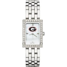 University of Georgia Ladies Allure Watch Stainless Bracelet Strap