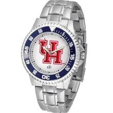 University of Houston Men's Stainless Steel Watch