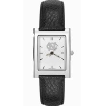 University of North Carolina Women's Chrome Elite Leather Watch - Clearance