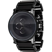 Vestal Plexi Acetate Black Minimalist Watch - Black regular