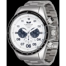 Vestal ZR3022 ZR3 Steel White Chronograph