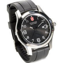 Victorinox Garrison Elegance Swiss Army Watch, Black, Large