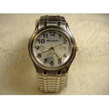 Vintage 1980s Milan Calendar Quartz Watch.