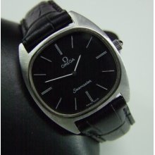 Vintage 70's Omega Seamaster Black Dial Manual Wind Man's