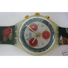 Vintage Collectors Swatch Watch, Ag 1992 Chrono