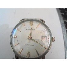 Vintage Croton Automatic Date Watch Runs And Stops Fix