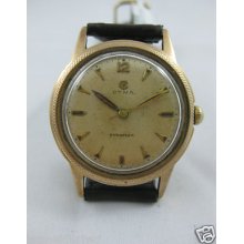 Vintage Cyma Cymaflex Watch Solid 9k Gold Serviced