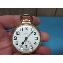 Vintage Elgin B W Raymond 21 Jewels Pocket Watch