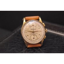 Vintage Men's Crestwood Chronograph Up Down Manual Wind All Original Great