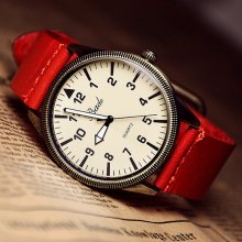 Vintage Men's Leather Watch