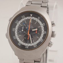 Vintage Omega Stainless Steel Flightmaster Chronograph Caliber. 911