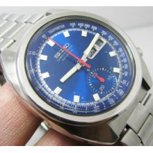 Vintage Seiko Chronograph Automatic 6139-6012 Blue.