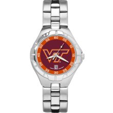 Virginia Tech Pro II Women's Stainless Steel Watch