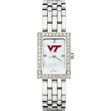 Virginia Tech University Ladies Allure Watch Stainless Bracelet Strap