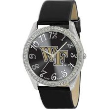 Wake Forest Demon Deacons Ncaa Ladies Glitz Series Watch Internet Ful