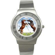 War Horses Stainless Steel Watch For Sport Men Wristwatch Fashion